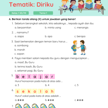7 Rahasia Sukses Belajar Soal Bahasa Indonesia Kelas 1 Tema 1 yang Jarang Diketahui Orang Tua