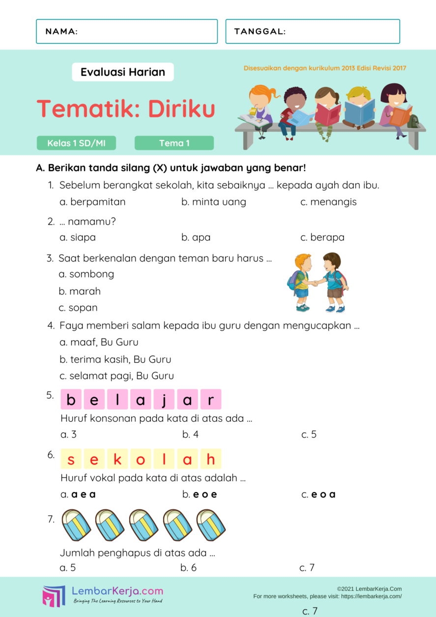7 Rahasia Sukses Belajar Soal Bahasa Indonesia Kelas 1 Tema 1 yang Jarang Diketahui Orang Tua